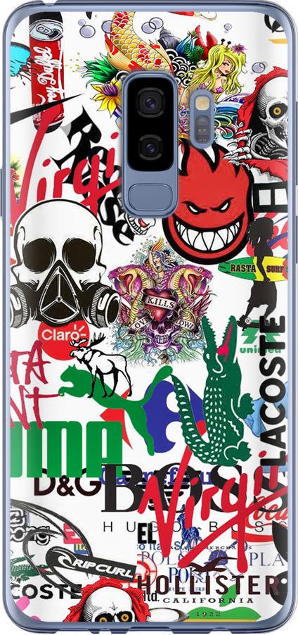 Чохол на Samsung Galaxy S9 Plus Many different logos (4022u-1365-42517)