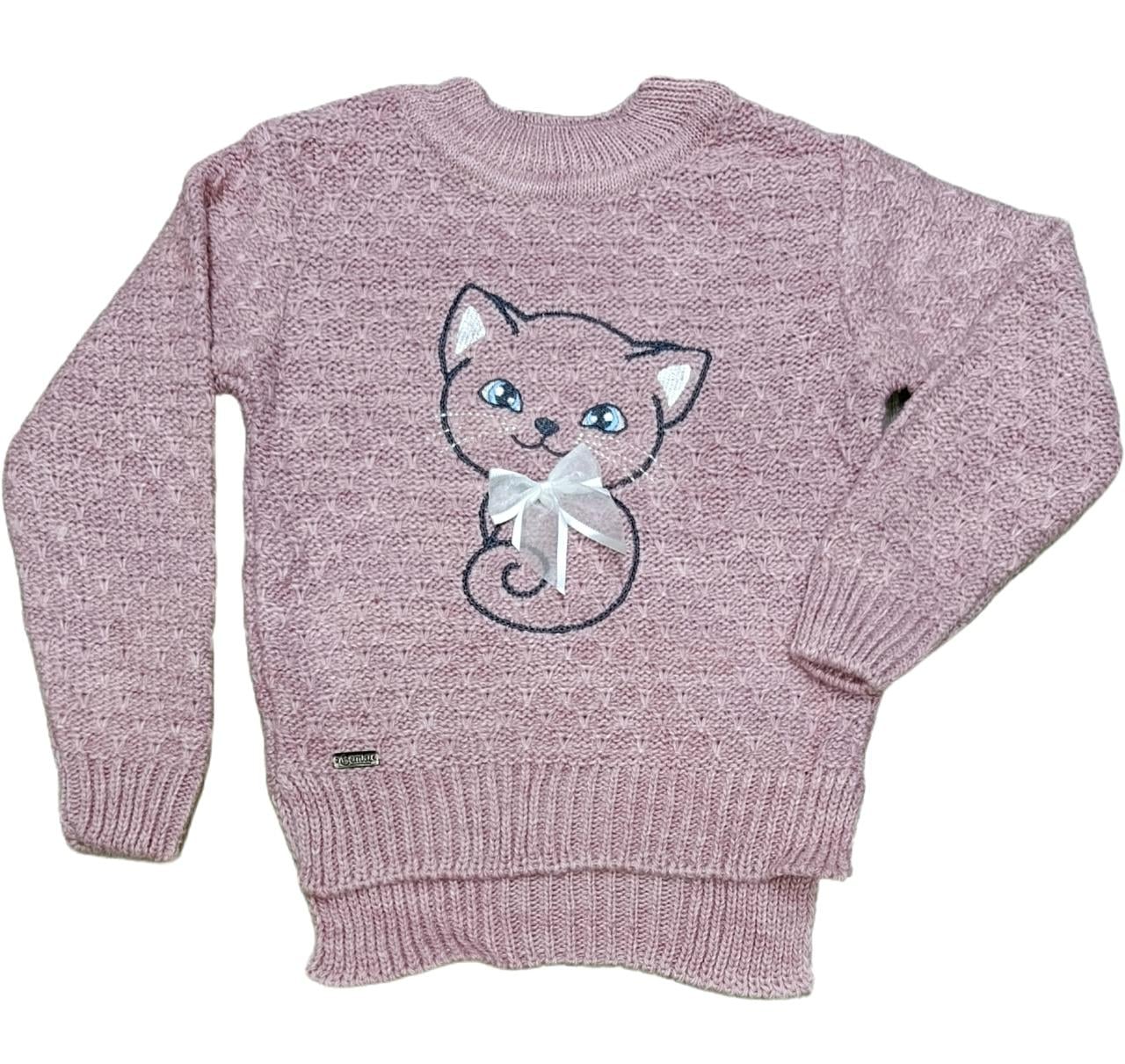 Джемпер вязаный для девочки Bembi Кошечка ДЖ 178 92 см