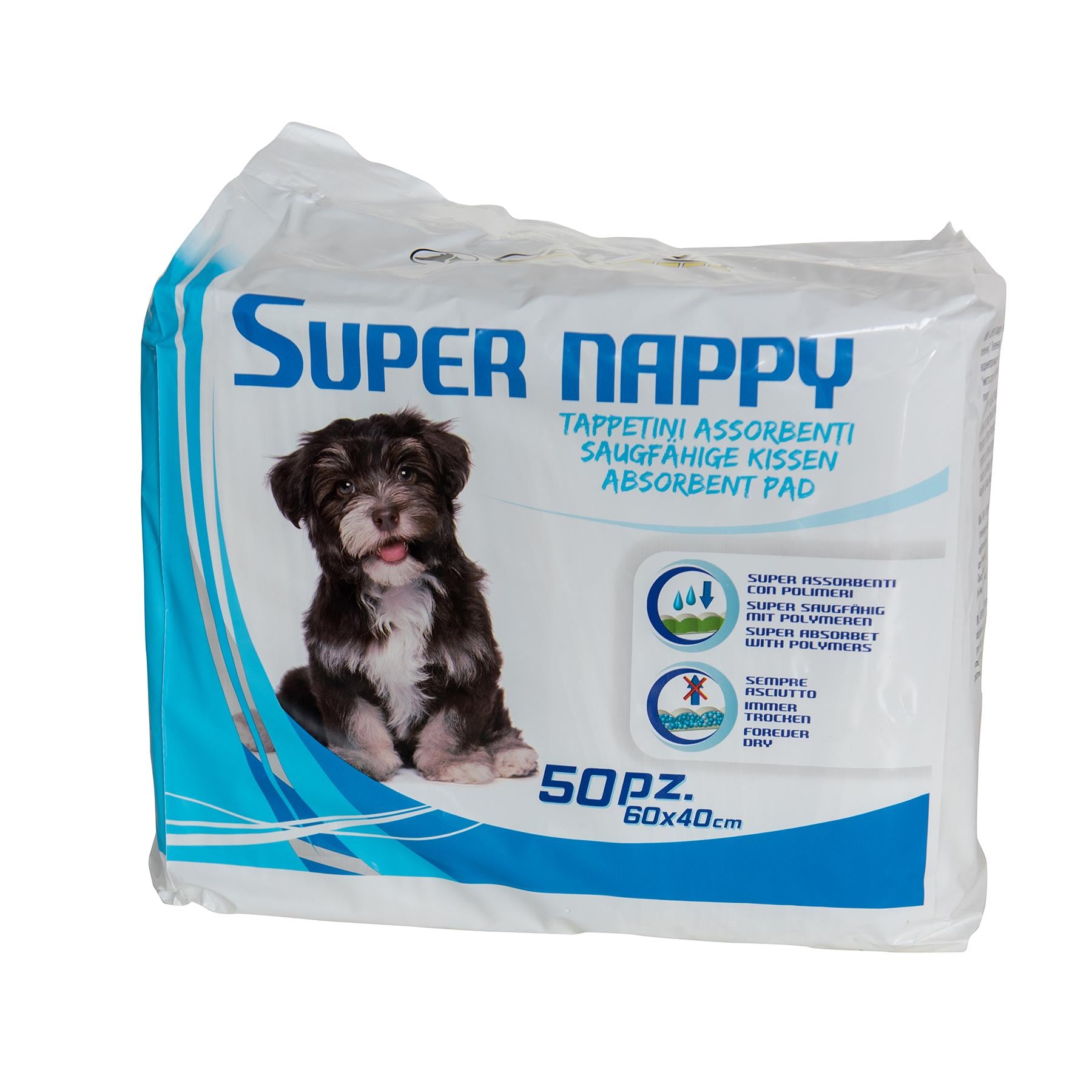 Пеленки для животных Croci Super Nappy разовые 60х40 см 50 шт. (001703)