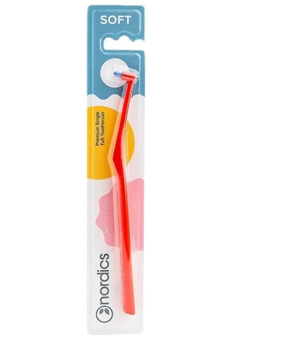 Зубна щітка монопучкова Nordics Червоний (107239)