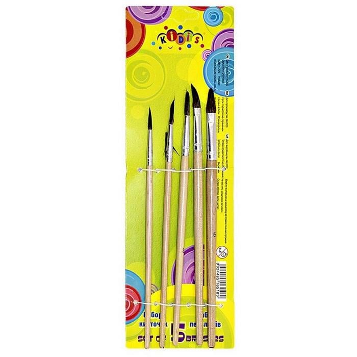 Набор из 5-ти кисточек Kidis (MNO-9056)