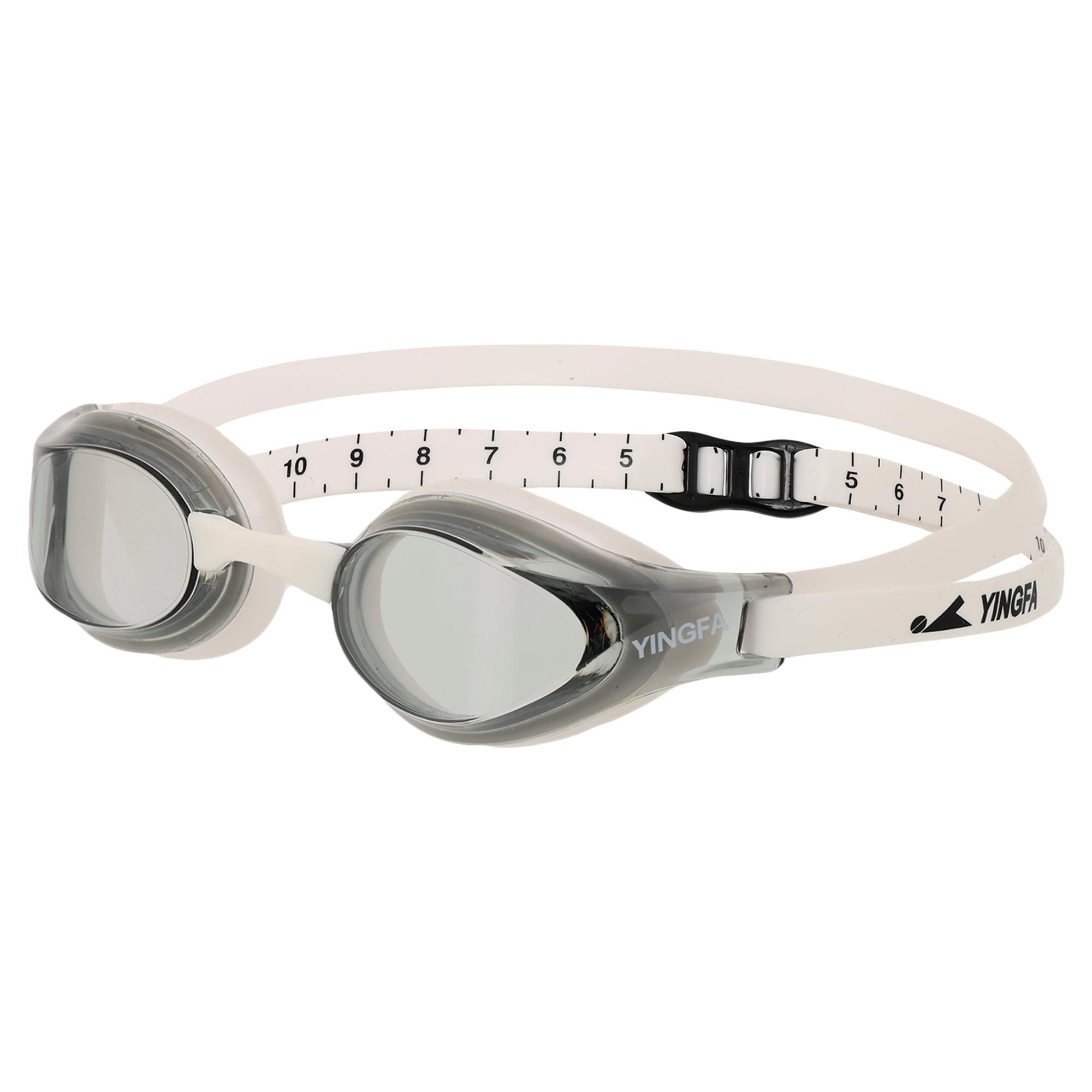 Очки для плавания взрослые YINGFA Y550AF Черно-белый (Y550AF_Черный-белый)