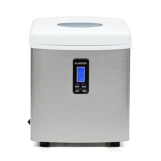 Ледогенератор KLARSTEIN Silver-Frost 150W из нержавеющей стали 15 кг/24 ч Бело-серый (10020110)