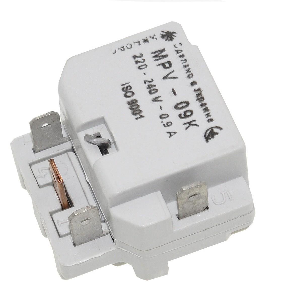 Пуско-защитное реле холодильника МПВ 0,9A - фото 2 Пуско-защитное реле холодильника МПВ 0,9A - фото 2