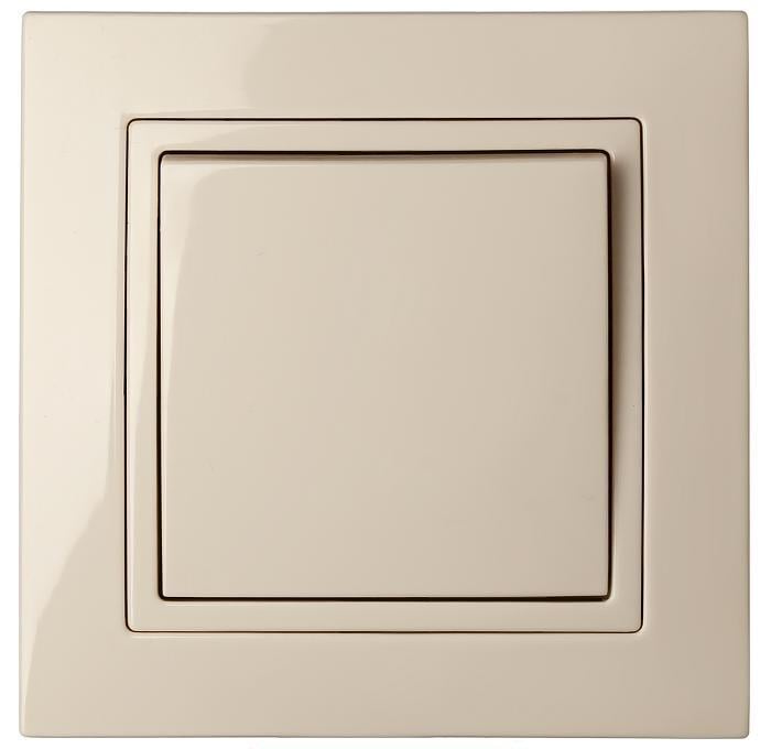 Выключатель одноклавишный MARSHEL ELEGANT VS10-190 Beige (VS10-190 Beige)