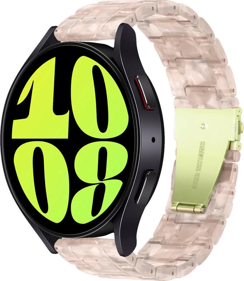 Ремешок из смолы Resin для смарт-часов Galaxy Watch 6 44 мм Pink (37639-31)