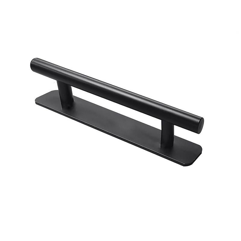 Ручка мебельная Jinga H-150 3M из нержавейки приклеивается к фасаду Черный (3033)