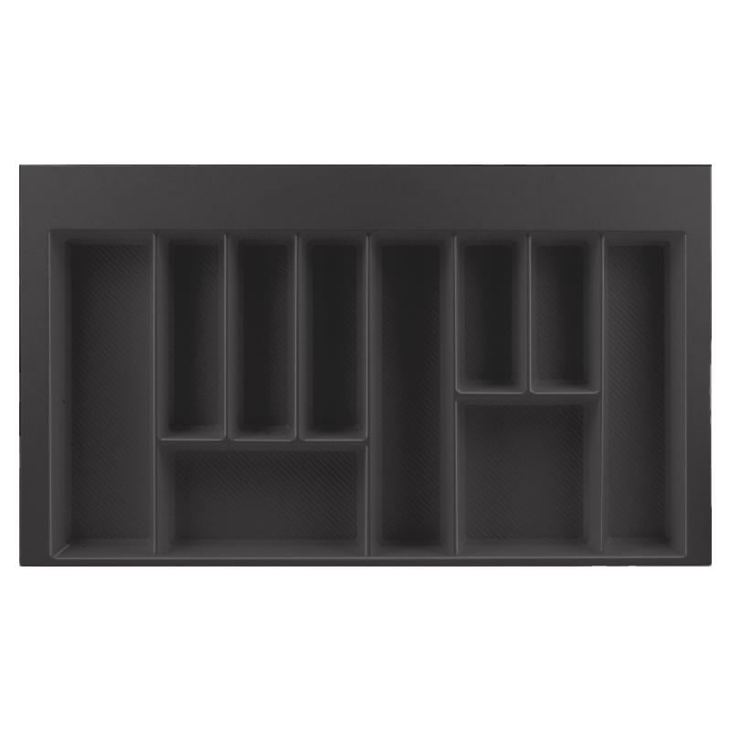 Лоток для столовых приборов Muller 900 мм 850-790 мм Антрацит матовый (00179) Лоток для столовых приборов Muller 900 мм 850-790 мм Антрацит матовый (00179)