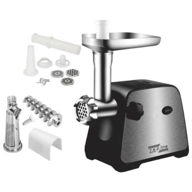 М'ясорубка електрична Domotec MS-2027 4500 Вт з насадкою для томатів/ковбас та терками (13353072)