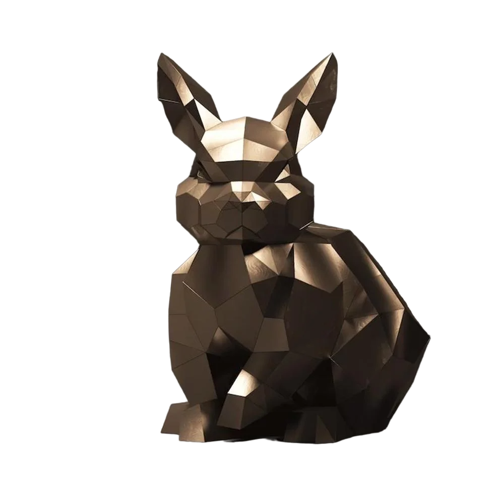 Скульптура полигональная Кролик (13662925)