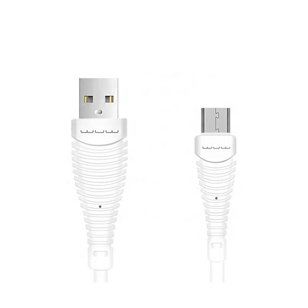 Кабель для заряджання та передачі даних Wuw X75 USB to Micro USB 1 м Білий (209-00125)