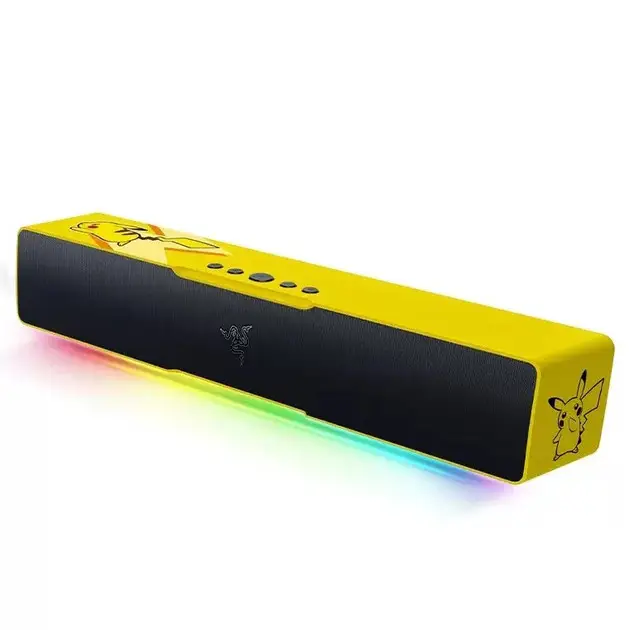 Саундбар игровой для ПК RAZER Leviathan V2 X Pokemon Pikachu Edition с RGB-подсветкой Желтый