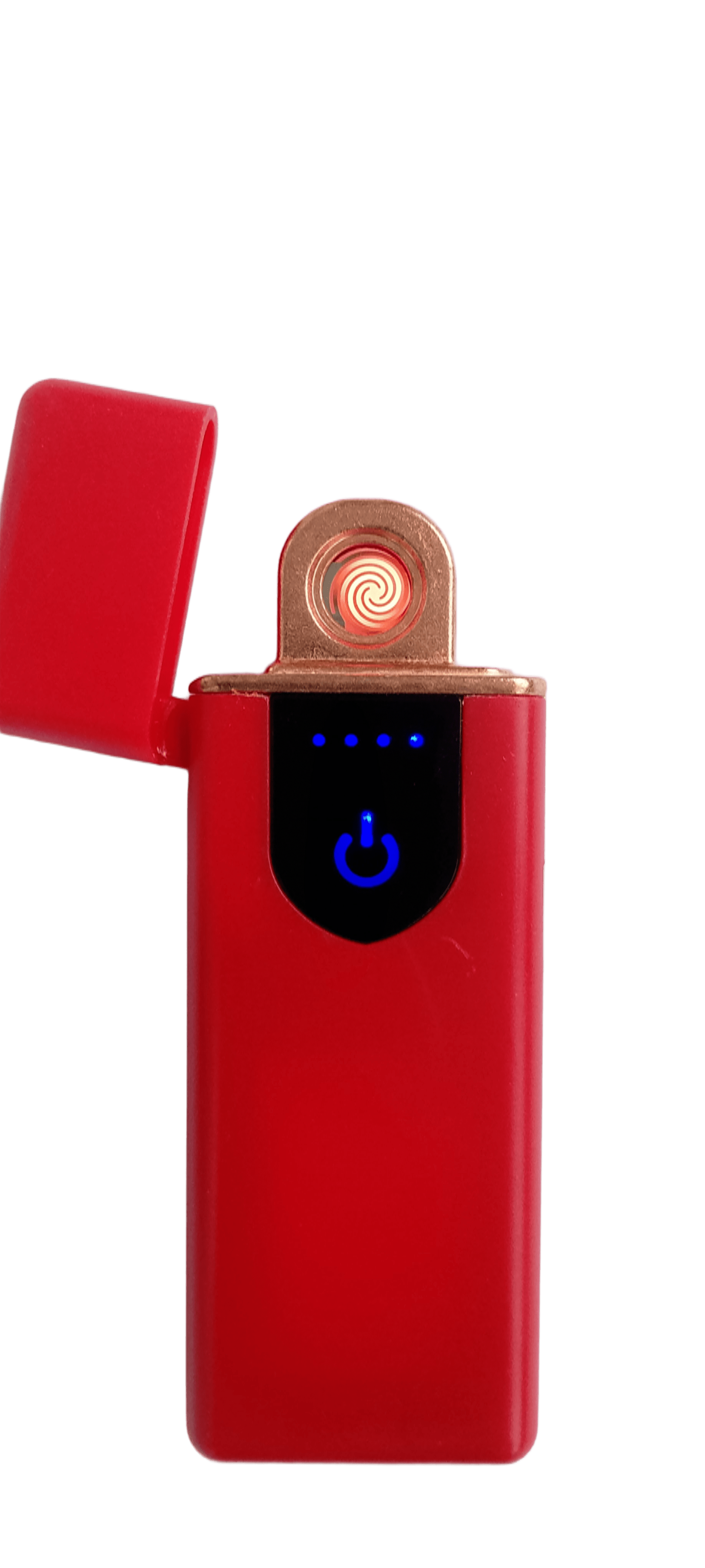 Зажигалка спиральная ZGP USB зарядка Красный (2371А)
