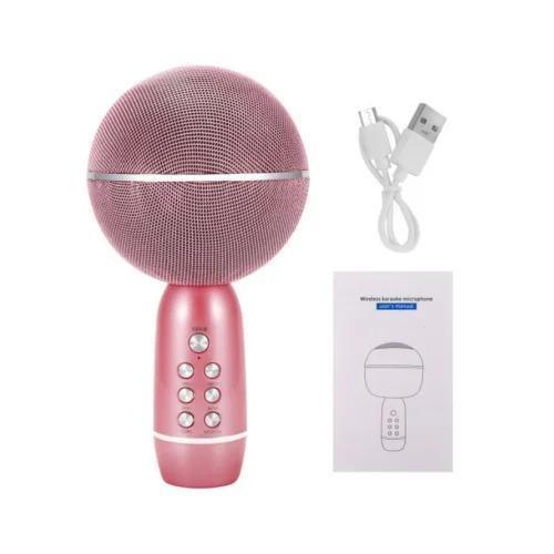 Беспроводной караоке микрофон Bluetooth UKC Hi-Fi YS-08 Розовый (96352del) Беспроводной караоке микрофон Bluetooth UKC Hi-Fi YS-08 Розовый (96352del)