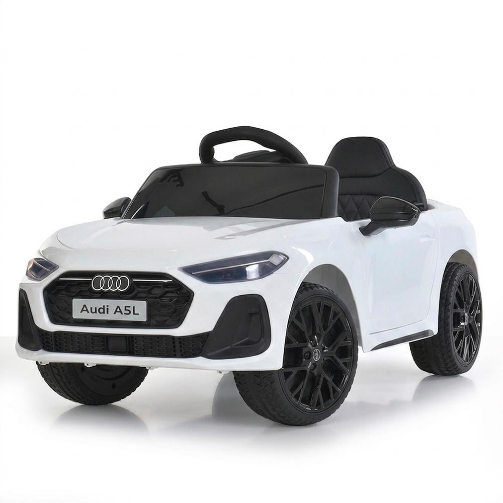 Детский электромобиль Audi 6506EBLR-1 M с двумя моторами по 35W Белый (37793332)