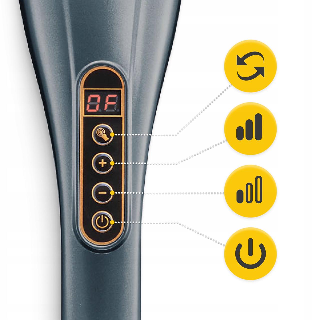 Масажер для тіла вібраційний 4FIZJO Long Stick 7в1 ручний Grey (P-5907739319135) - фото 4 Масажер для тіла вібраційний 4FIZJO Long Stick 7в1 ручний Grey (P-5907739319135) - фото 4