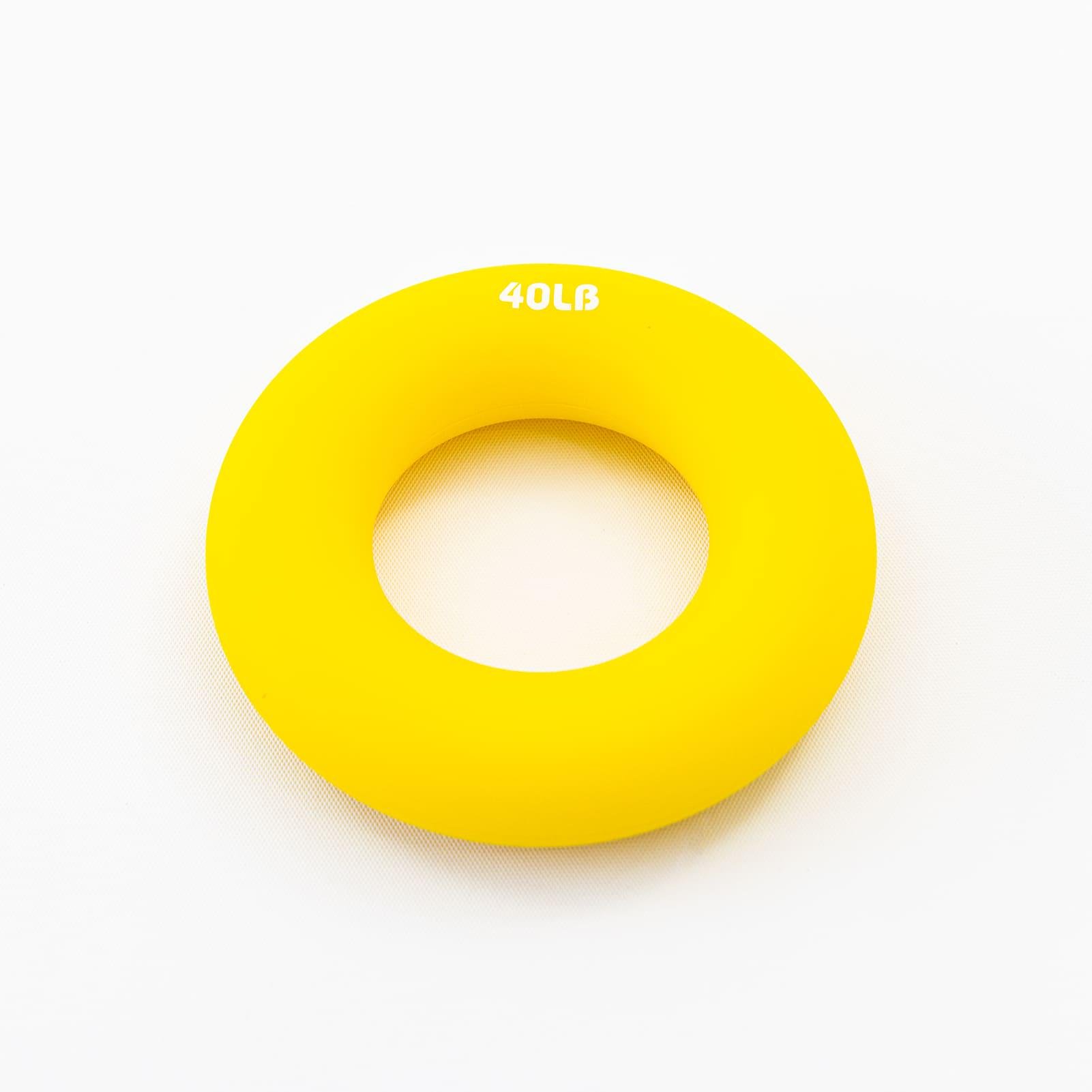 Еспандер кистьовий гумовий Profi 40lb 8,5x2,5 см Жовтий (MS 3414)