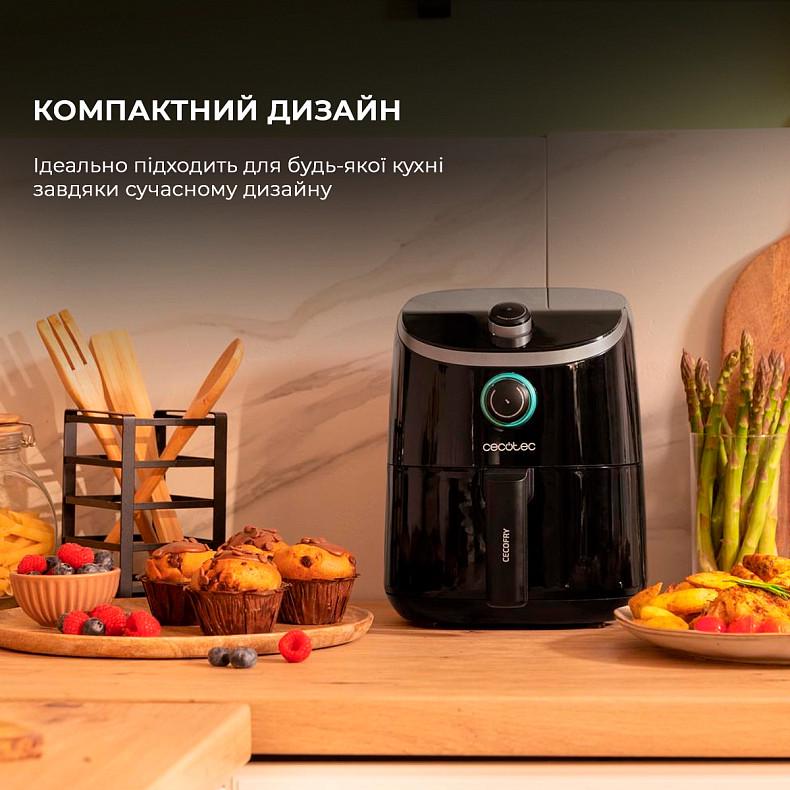 Мультипіч CECOTEC Cecofry Compact 2000 Чорний (8435484049818) - фото 6