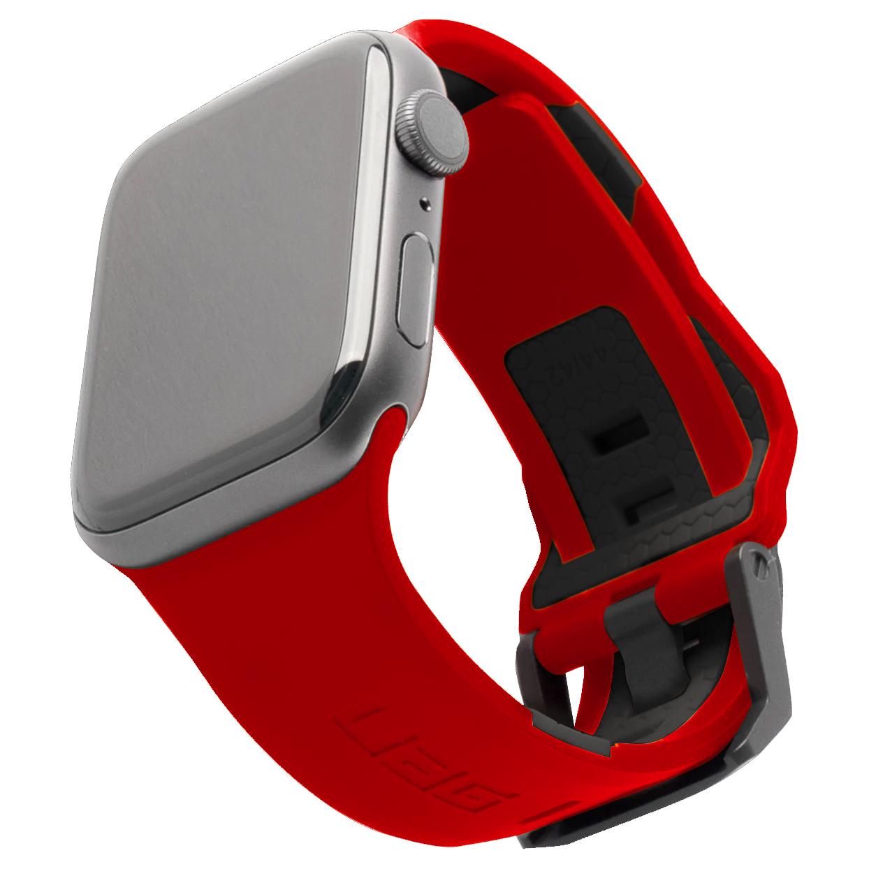 Ремешок Civilian Silicone Watch Strap для Apple Watch 38/40/41 мм Red/Black