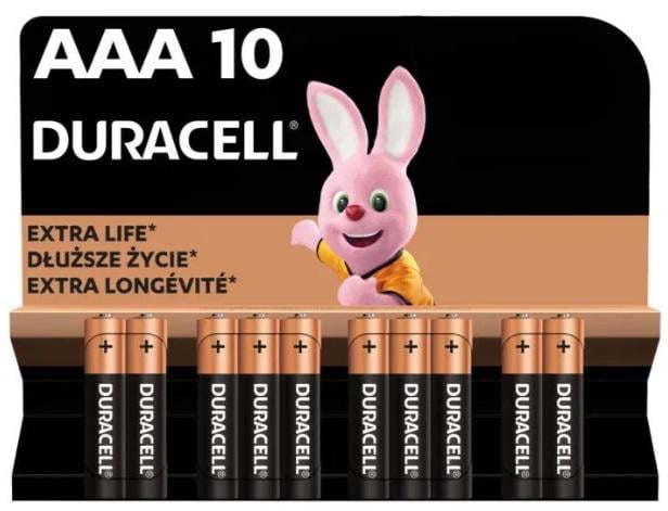 Батарейка Duracell AAA LR03 MN2400 10 шт.