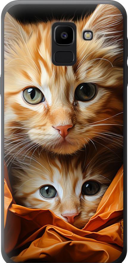 Чехол на Samsung Galaxy J6 2018 Котики 2 (5664u-1486-42517)