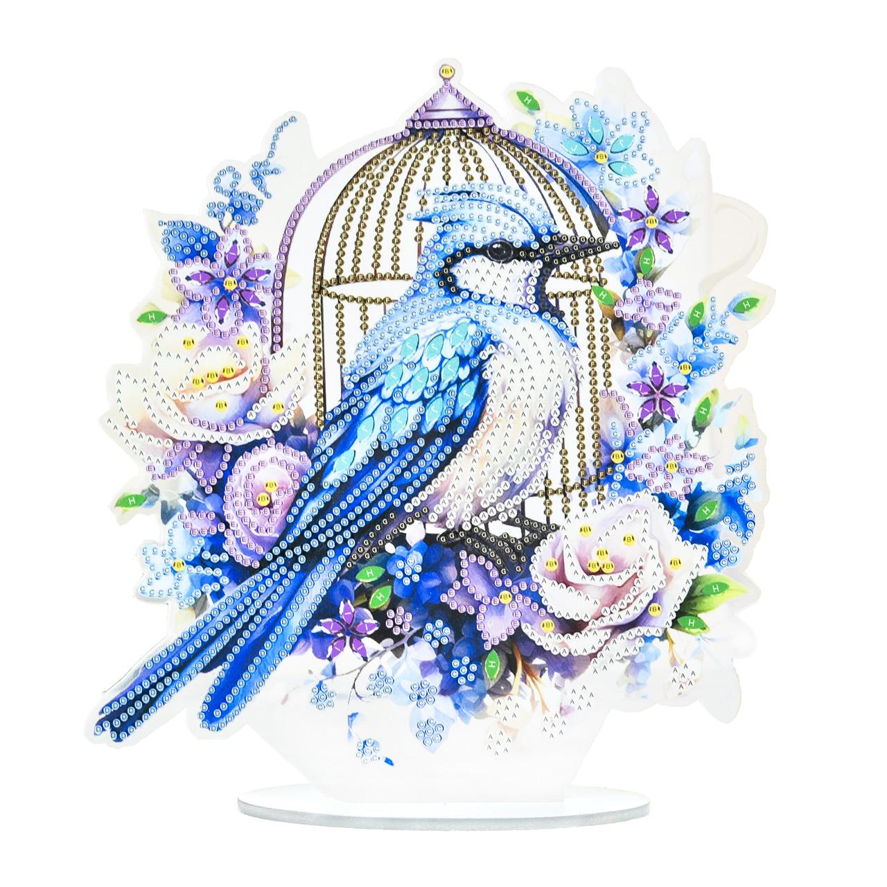 Алмазная мозаика Strateg Свободный полет на подставке 25х25 см (YKLZ15277)