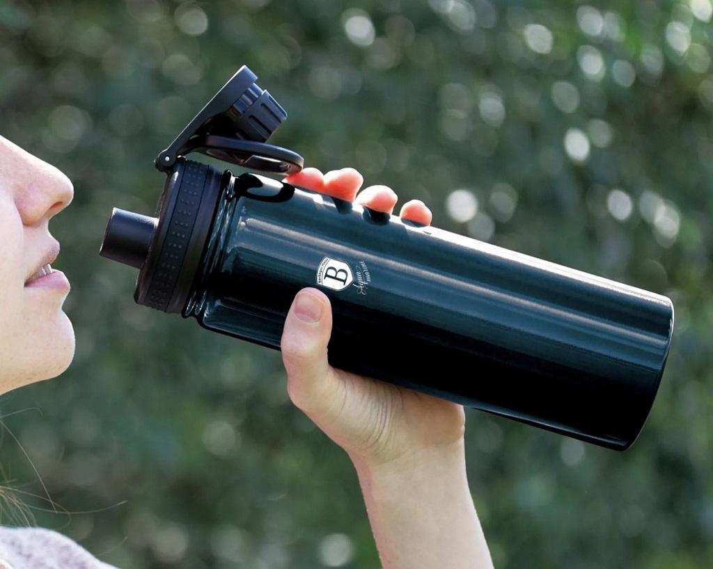 Термобутылка Berlinger Haus Aquamarine 540 мл (BH-7755) - фото 3 Термобутылка Berlinger Haus Aquamarine 540 мл (BH-7755) - фото 3