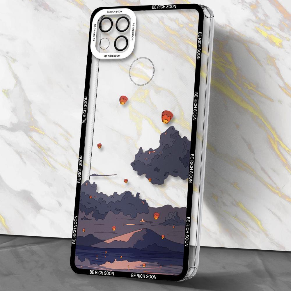Прозрачный защитный чехол AngelEyes для Xiaomi Redmi 9C Be Rich Soon (30017)
