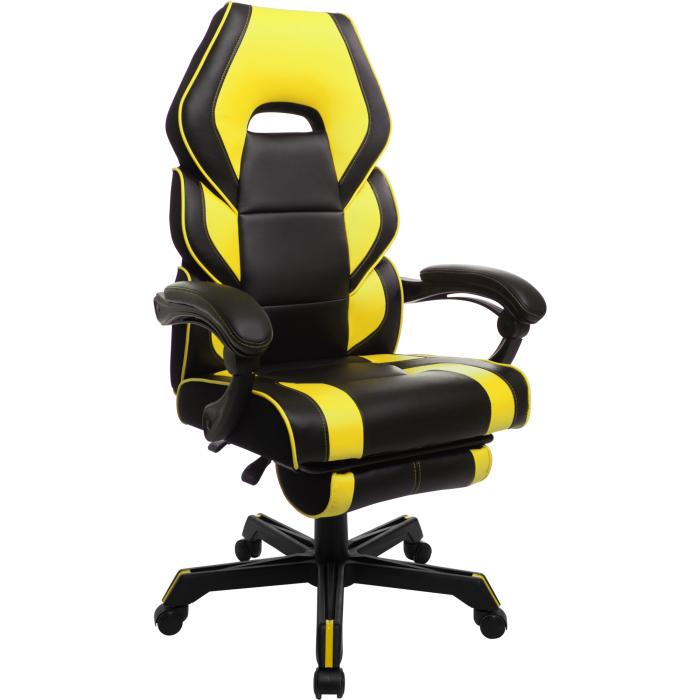 Кресло геймерское GT Racer M-2643 Black/Yellow