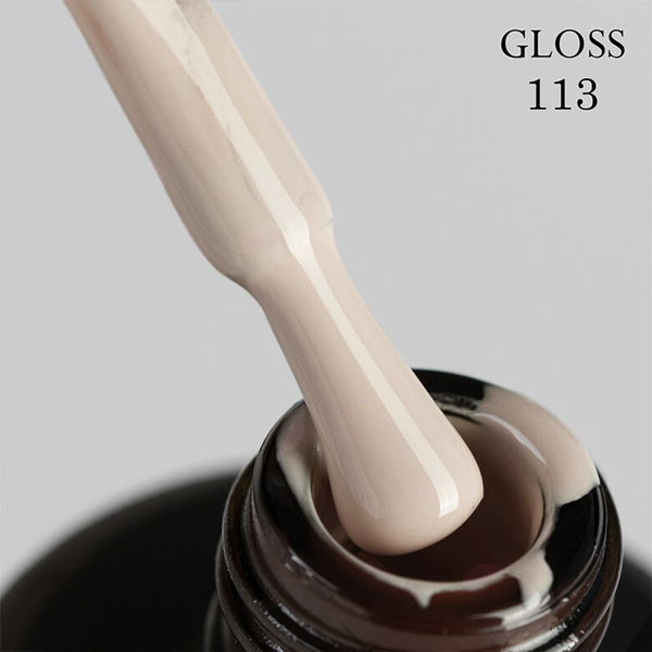 Гель-лак GLOSS 113 11 мл Бежевый (35173)