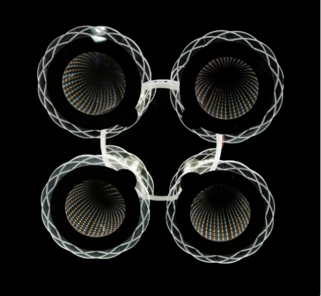 Светодиодная люстра LK28964/4 LED CR Белый/Хром (AN000815)