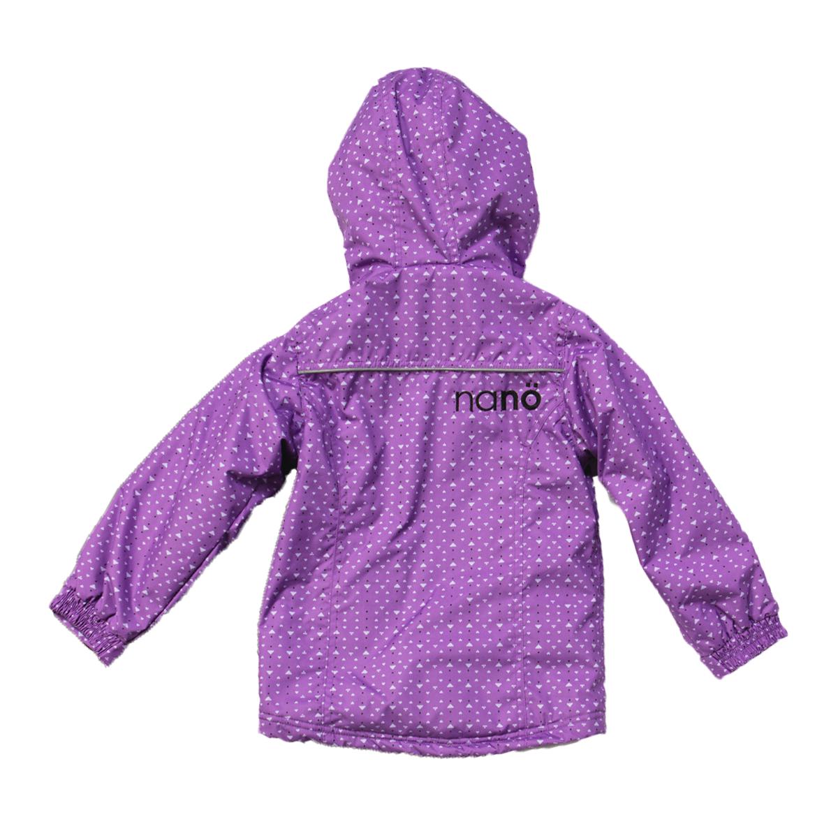 Куртка детская демисезонная Nano S17J268 для девочки на флисе 112-120 см Лавандовый (S17J268-Lavander-6) - фото 2 Куртка детская демисезонная Nano S17J268 для девочки на флисе 112-120 см Лавандовый (S17J268-Lavander-6) - фото 2