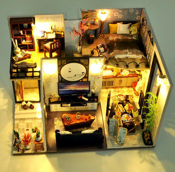 Румбокс DIY House Bamboo Shadow Jiangnan Інтер'єрний конструктор (TD-18) - фото 2 Румбокс DIY House Bamboo Shadow Jiangnan Інтер'єрний конструктор (TD-18) - фото 2