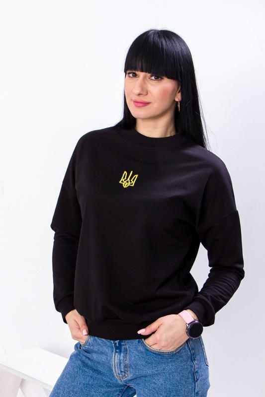 Свитшот женский Носите свое Family look Герб р. 44 Черный (8175-057-22-v1)