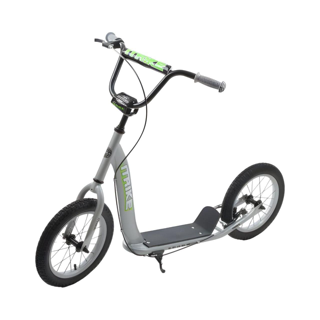 Самокат SR 2-043-2-G стальной для взрослых ручной тормоз Серый (25791804)
