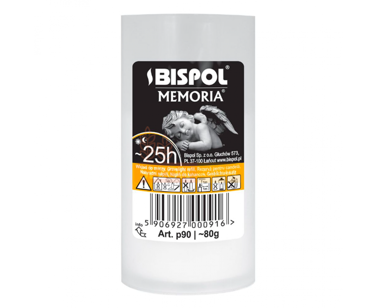 Свеча парафиновая Bispol 25 часов 5 шт. (100-406) Свеча парафиновая Bispol 25 часов 5 шт. (100-406)