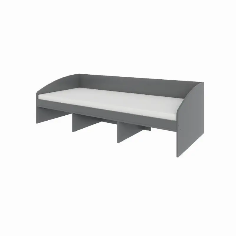 Ліжко односпальне Комфорт-3 80х190 см Графіт (26788542) - фото 3 Ліжко односпальне Комфорт-3 80х190 см Графіт (26788542) - фото 3