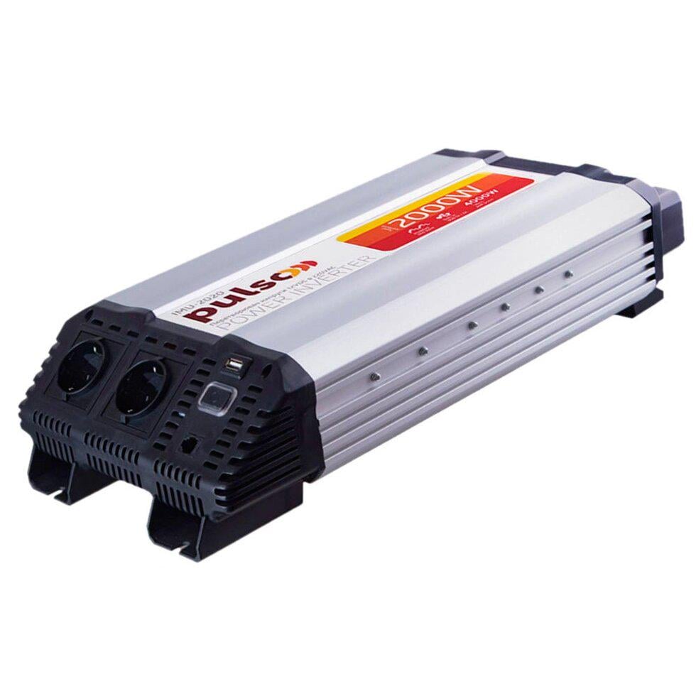Автомобільний інвертор PULSO IMU-2020 12V-220V/2000W/USB-5VDC2.0A модифікований синус/клеми (IMU-2020) - фото 1 Автомобільний інвертор PULSO IMU-2020 12V-220V/2000W/USB-5VDC2.0A модифікований синус/клеми (IMU-2020) - фото 1
