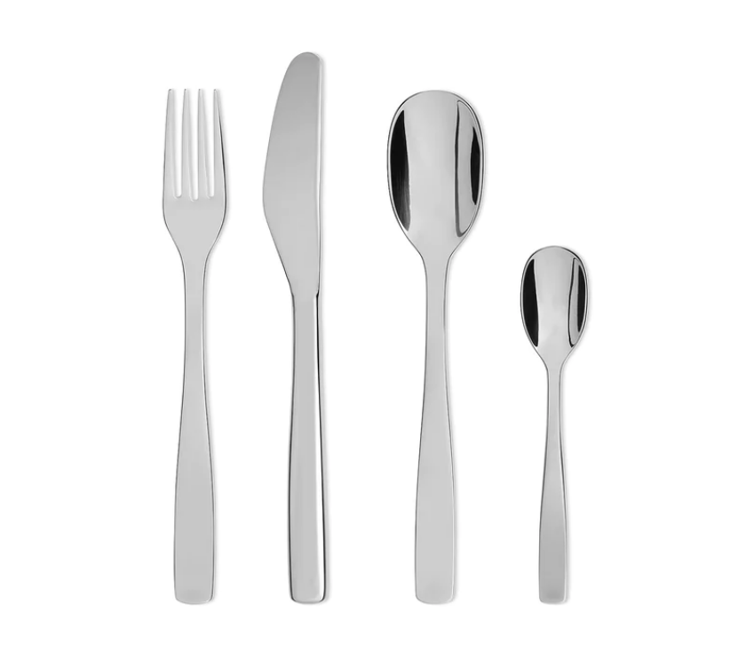 Набор столовых приборов Alessi KnifeForkSpoon на 6 персон 24 шт. (AJMS22S24)