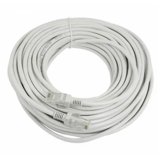 Патч-корд RJ45 мережевий кабель UTP CAT5e 8P8C LAN 17 м White (424577) Патч-корд RJ45 мережевий кабель UTP CAT5e 8P8C LAN 17 м White (424577)