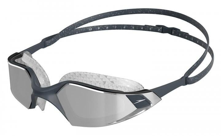 Очки для плавания Speedo AQUAPULSE PRO MIRROR GOG AU Grey/Silver OSFM Серый/Серебристый (38100317)