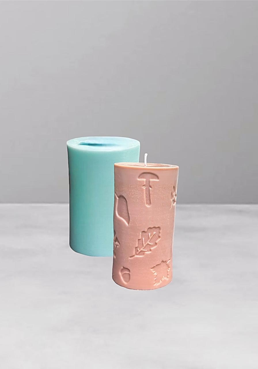 Молд для свічок та мила Циліндр осінь (15420168) - фото 7