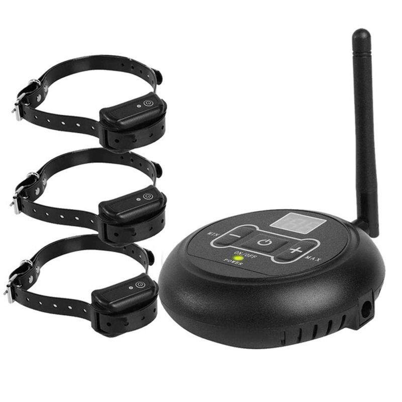 Электронный забор для собак Wireless Dog Fence WDF-558 беспроводной 3 ошейника (100160)