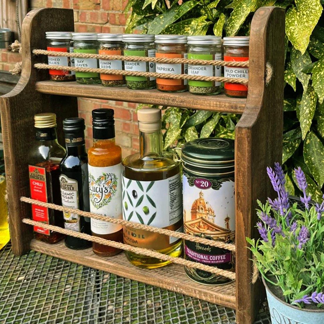 Органайзер для специй из дерева Аджи Капучино (СПЦ-014609)