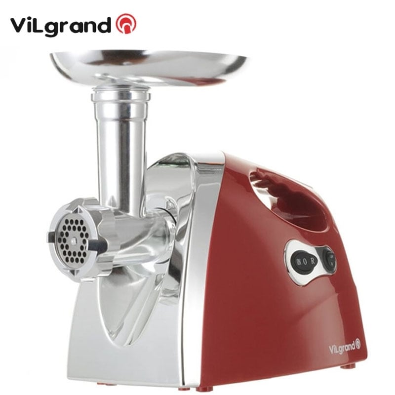 Мясорубка электрическая ViLgrand V203-BRMG с насадкой соковыжималка 2000 Вт Red (tf7321) - фото 2 Мясорубка электрическая ViLgrand V203-BRMG с насадкой соковыжималка 2000 Вт Red (tf7321) - фото 2