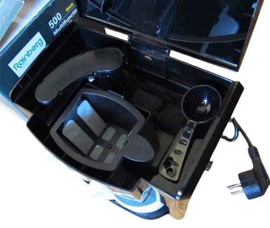 Кавоварка крапельна Rainberg RB-613 на 2 чашки 500 Вт Чорний (2048778210) - фото 7