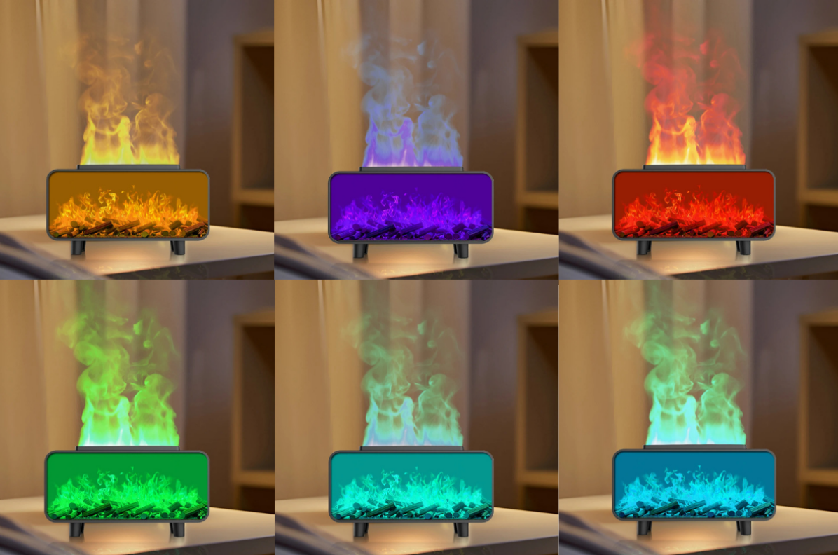 Зволожувач повітря "Камін" AromaEveral 4в1 Білий (2740) - фото 8 Зволожувач повітря "Камін" AromaEveral 4в1 Білий (2740) - фото 8