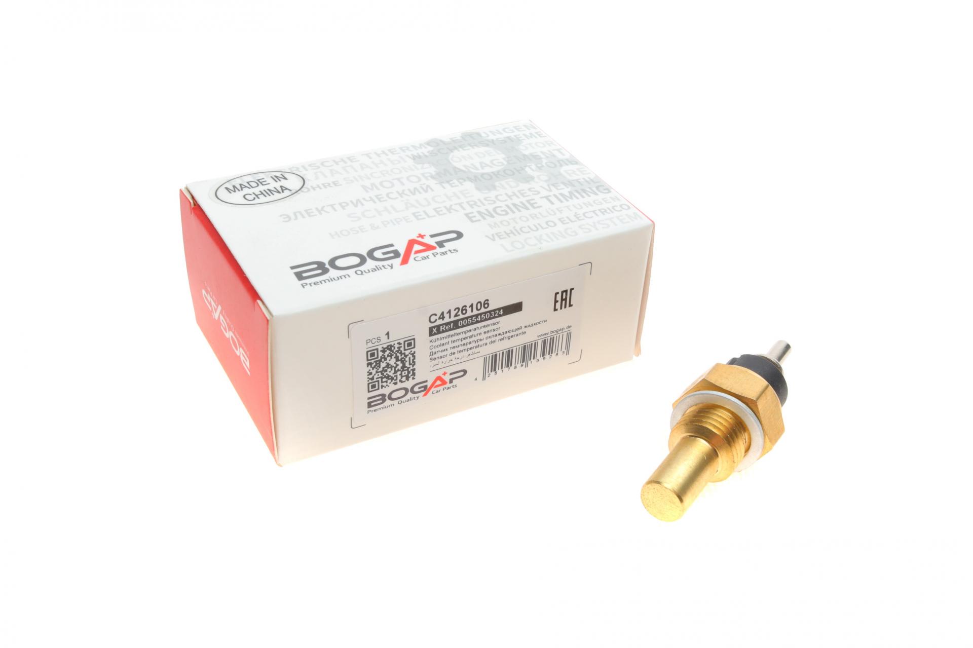 Датчик BOGAP температуры охлаждающей жидкости Mercedes OM602 2,2/2,5D 85-99 (C4126106) Датчик BOGAP температуры охлаждающей жидкости Mercedes OM602 2,2/2,5D 85-99 (C4126106)