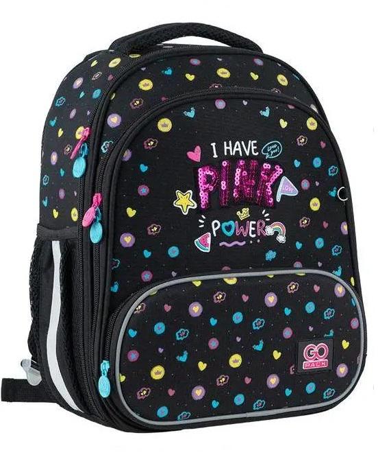 Школьный рюкзак каркасный GoPack Education GO24-597M-2 Pink Power с ортопедической спинкой (994325)
