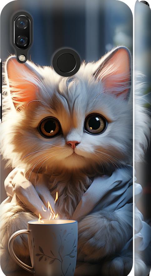 Чехол на Huawei Nova 3 White cat (5646m-1535-42517)